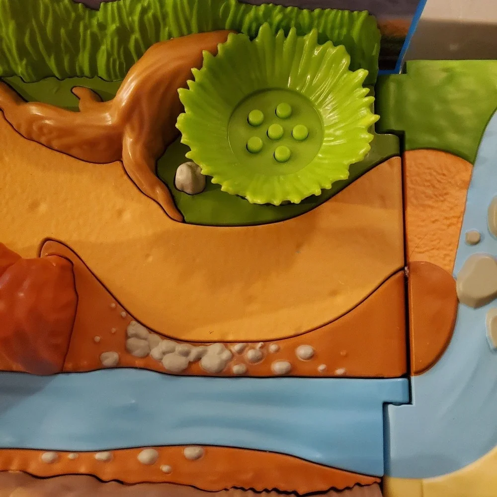 Pokemon Fold Out Desert Playset Carry Case Blue Backpack Play Set Jazwares 2022‎